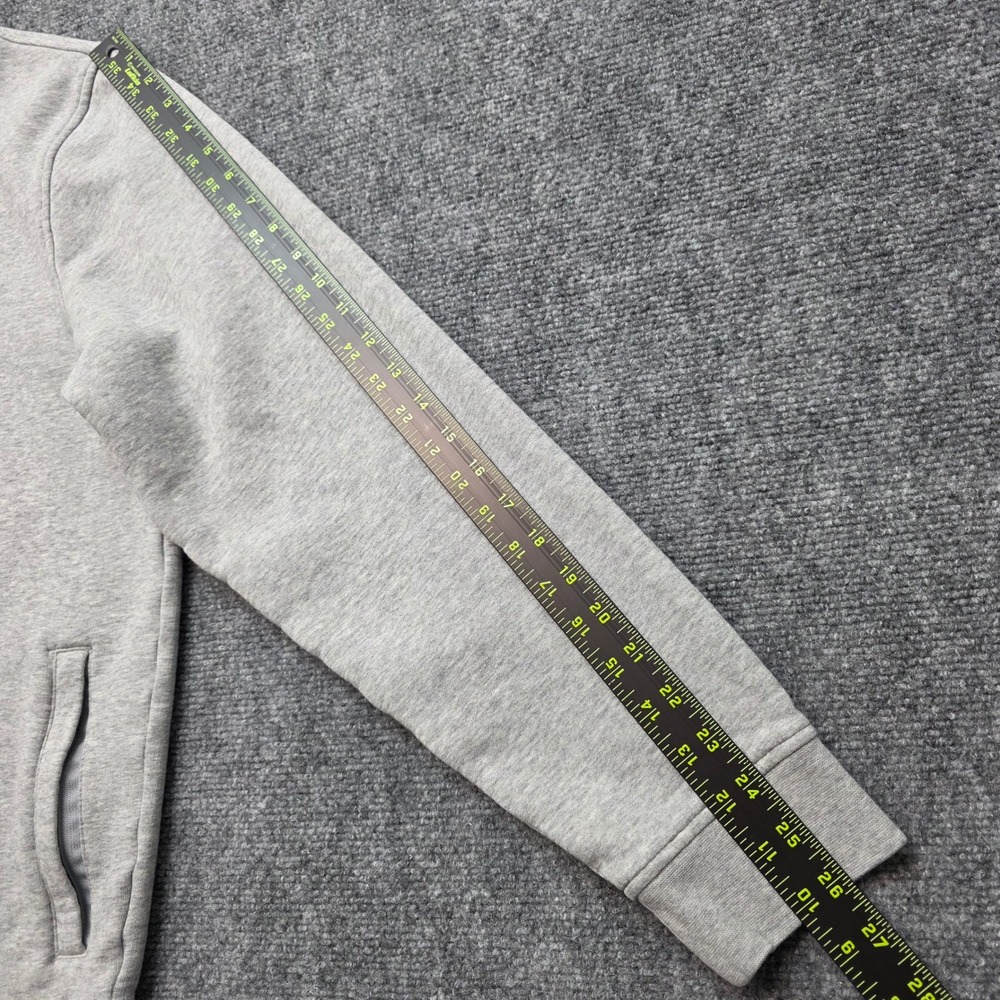 Lacoste Sport Men's XXL Full Zip Hoodie Gray Navy Blue Fleece Sweatshirt Jacket - Picture 14 of 15